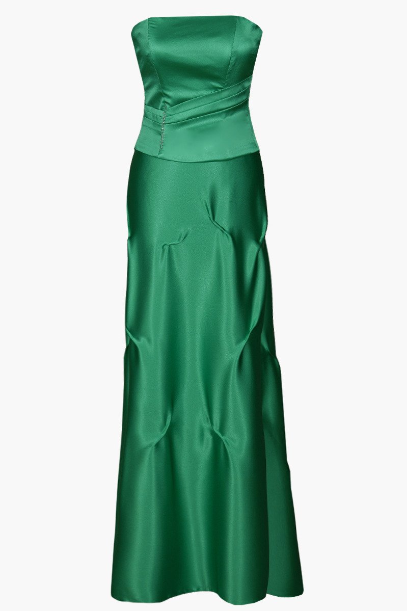 Dress FSU019 DARK GRASS-GREEN Dress FSU019 DARK GRASS-GREEN | KOBIETA