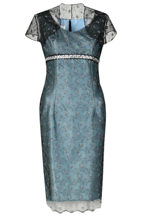 Sukienka FSU161 BŁĘKIT CIEMNY