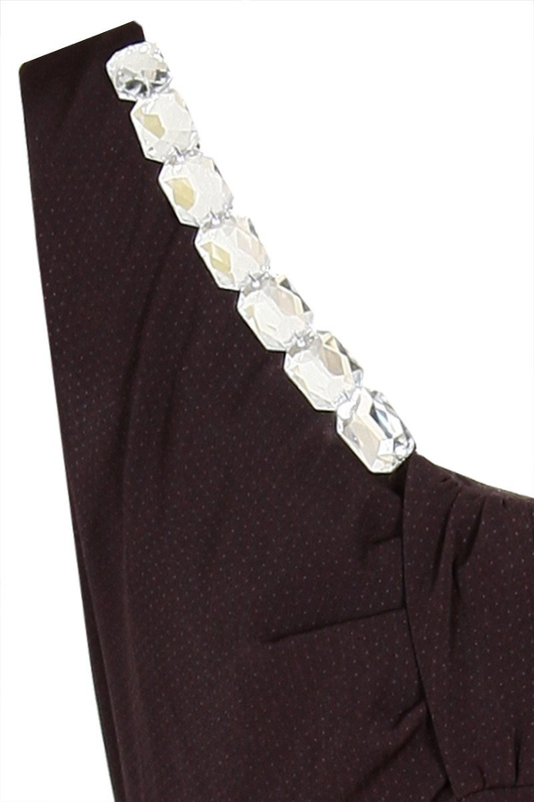 Sukienka FSU1033 BORDOWY