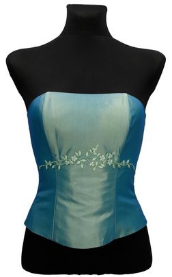 Gorset FGR042 SZMARAGDOWY tafta