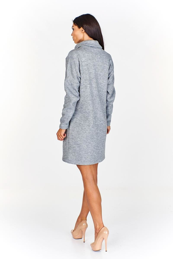 Sukienka FSU889 SZARY JASNY