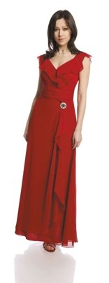 Suknia FSU734 CZERWONY