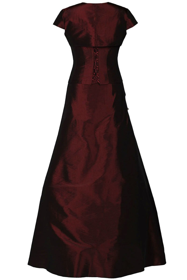 Sukienka FSU085 BORDOWY