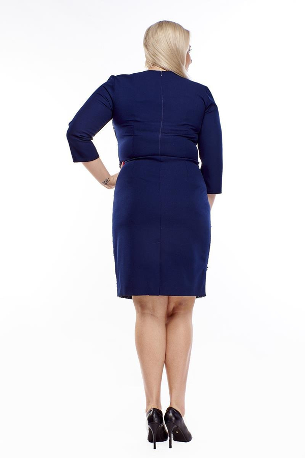 Sukienka FSU1031 GRANATOWY