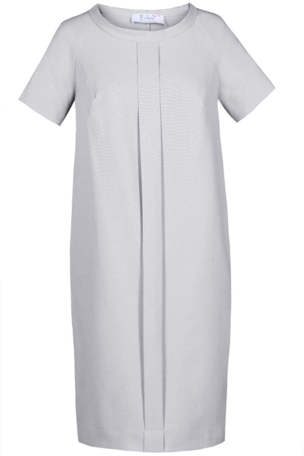 Sukienka FSU1050 SZARY JASNY