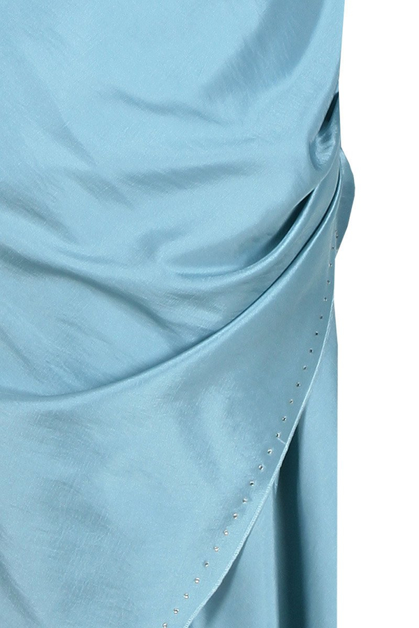 Sukienka FSU063 BŁĘKITNY CIEMNY