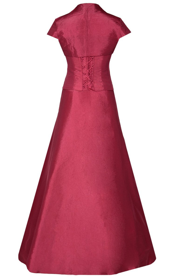 Sukienka FSU085 RUBINOWY