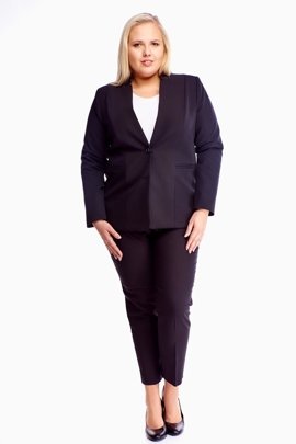 Żakiet FZA1018 CZARNY