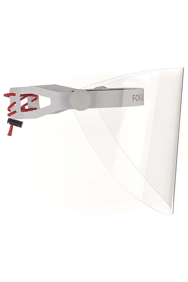 Pakiet 5 szt. Przyłbica ochronna uchylna wielokrotnego użytku CZERWONY