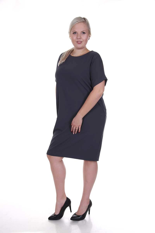 Sukienka FSU1116 SZARY CIEMNY