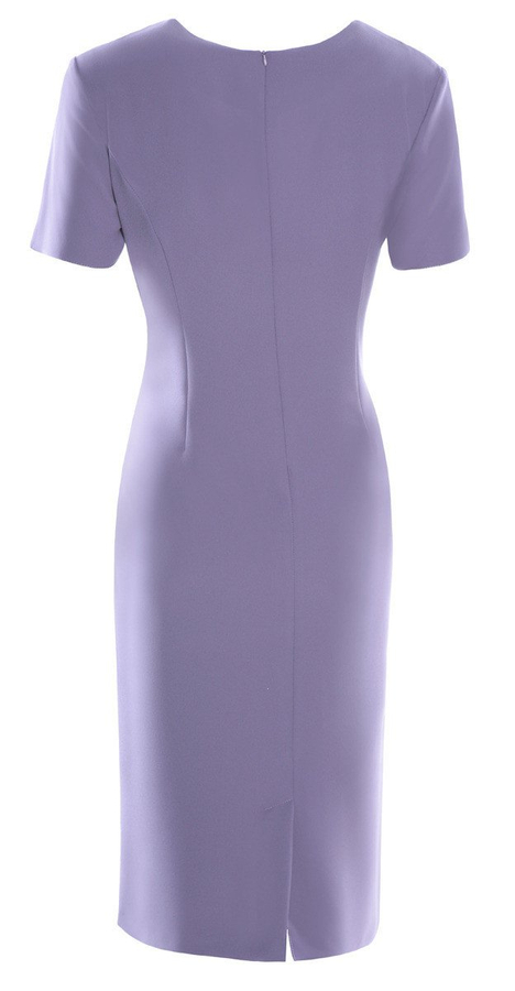 Sukienka FSU273 RÓŻOWO BEŻOWY MALINOWY