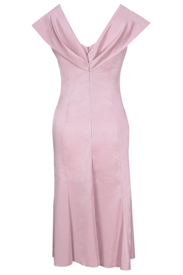 Sukienka FSU192 RÓŻOWY JASNY