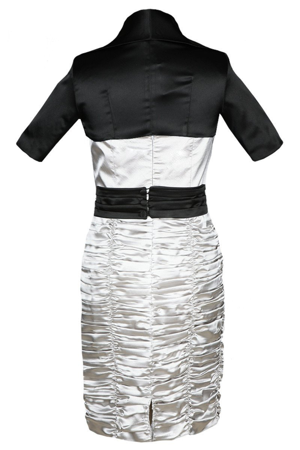 Sukienka FSU190 SZARY JASNY