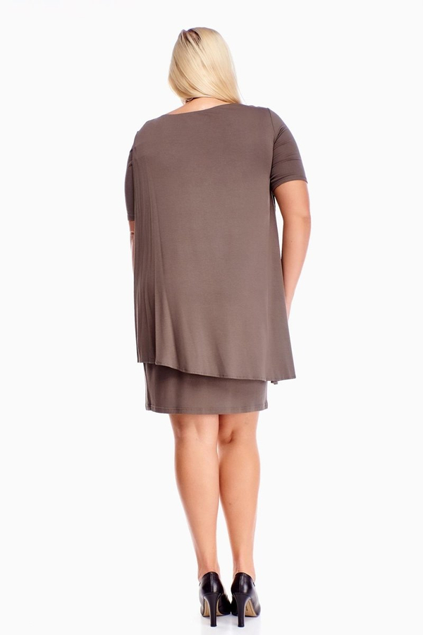 Sukienka FSU1001 KHAKI