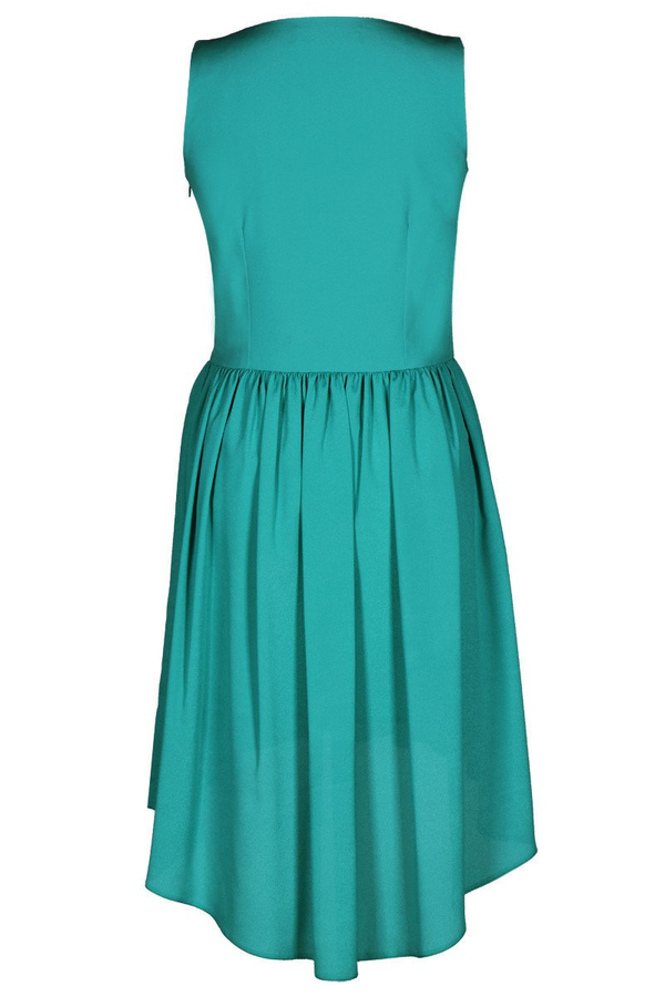 Sukienka FSU371 TURKUSOWY CIEMNY