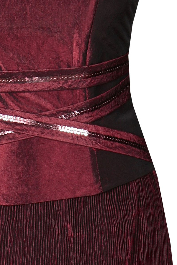 Sukienka FSU139 BORDOWY