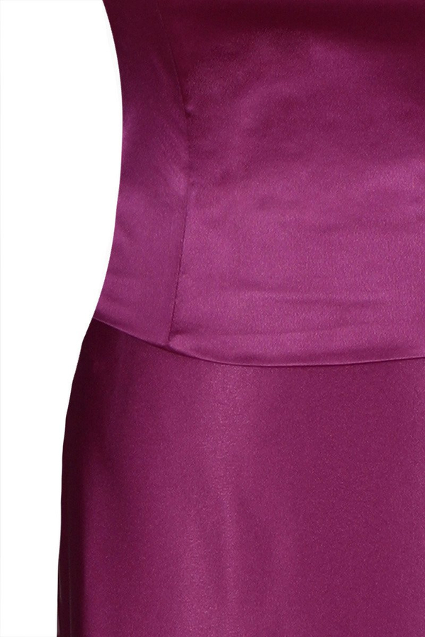 Sukienka FSU088 AMARANTOWY CIEMNY