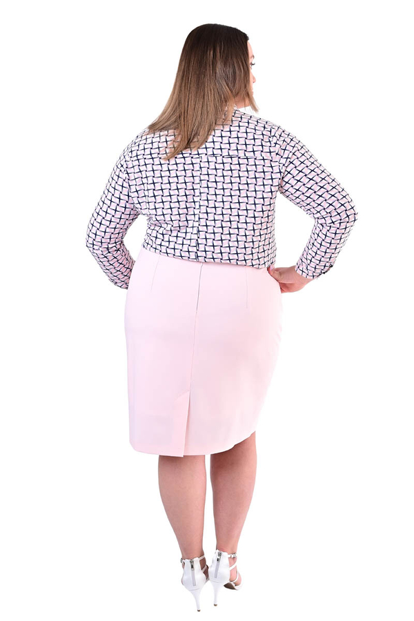 Spódnica FSP920 ŁOSOSIOWY JASNY