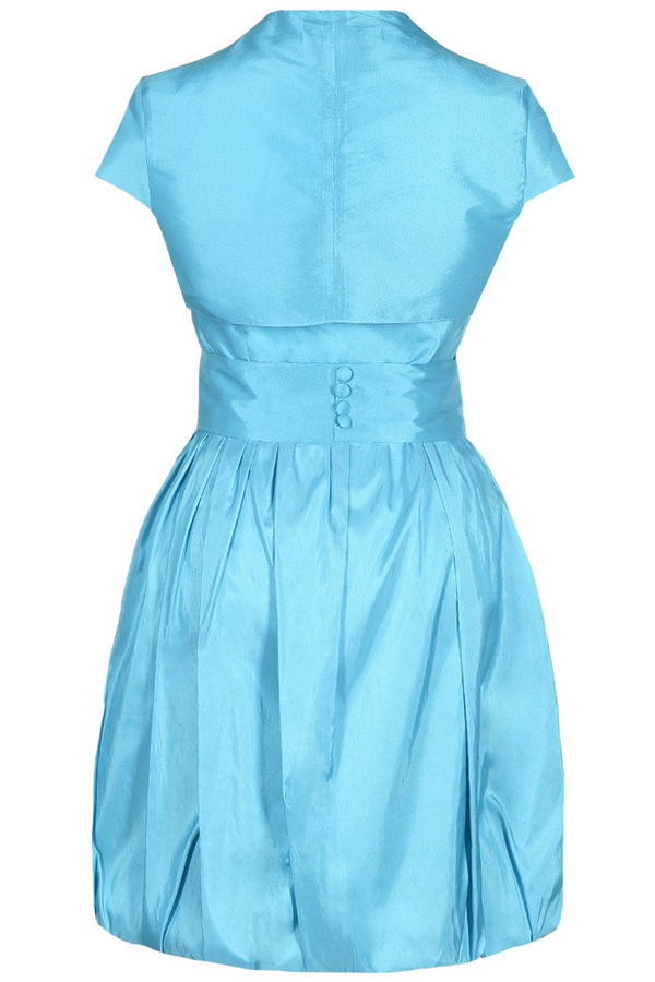 Sukienka FSU173 TURKUSOWY