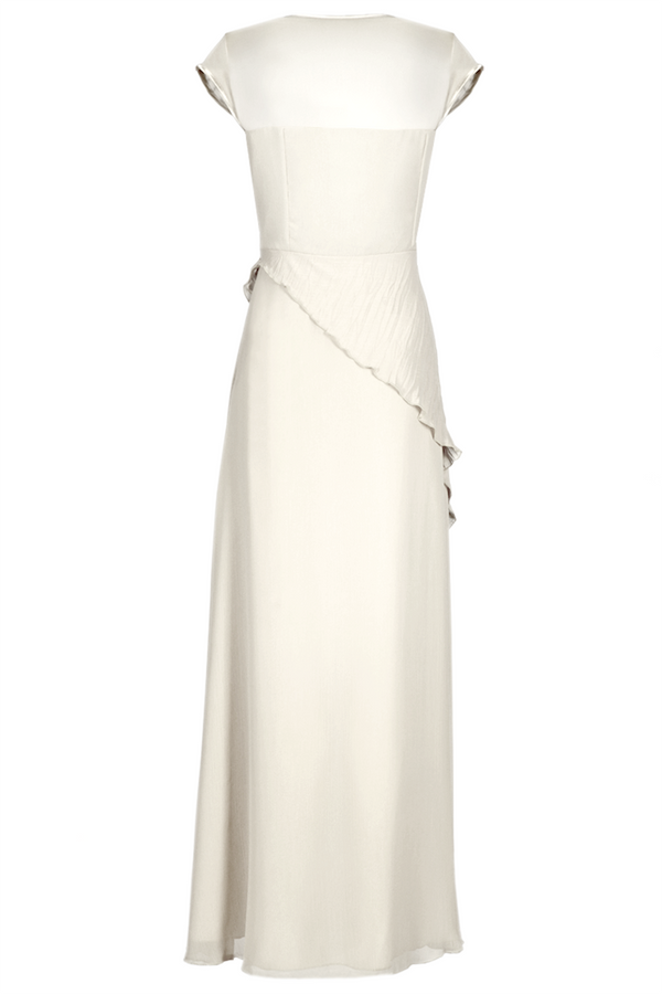 Sukienka FSU167 EKRI CIEMNE