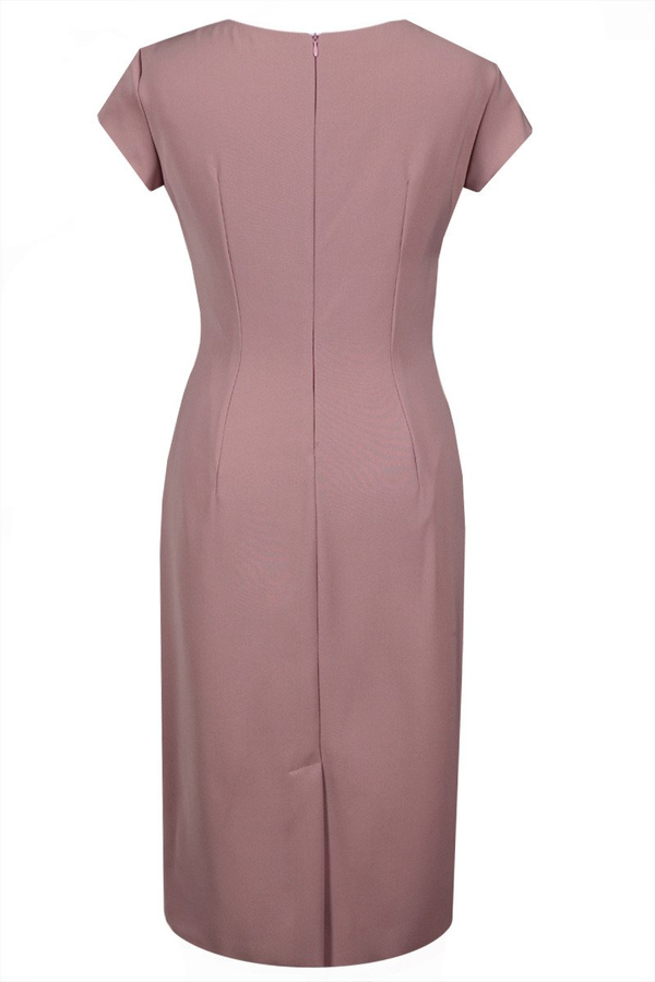 Sukienka FSU613 ŁOSOSIOWY CIEMNY