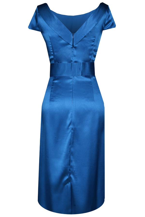 Sukienka FSU199 CHABROWY CIEMNY