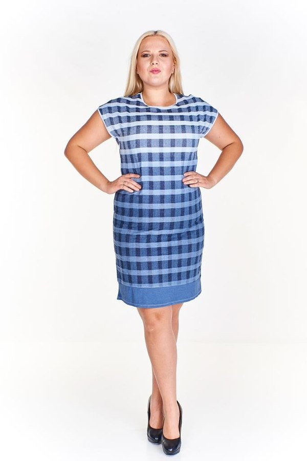 Sukienka FSU781 GRANATOWY ombre