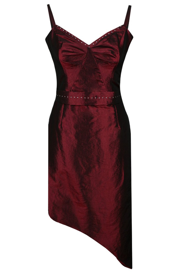 Sukienka FSU155 BORDOWY