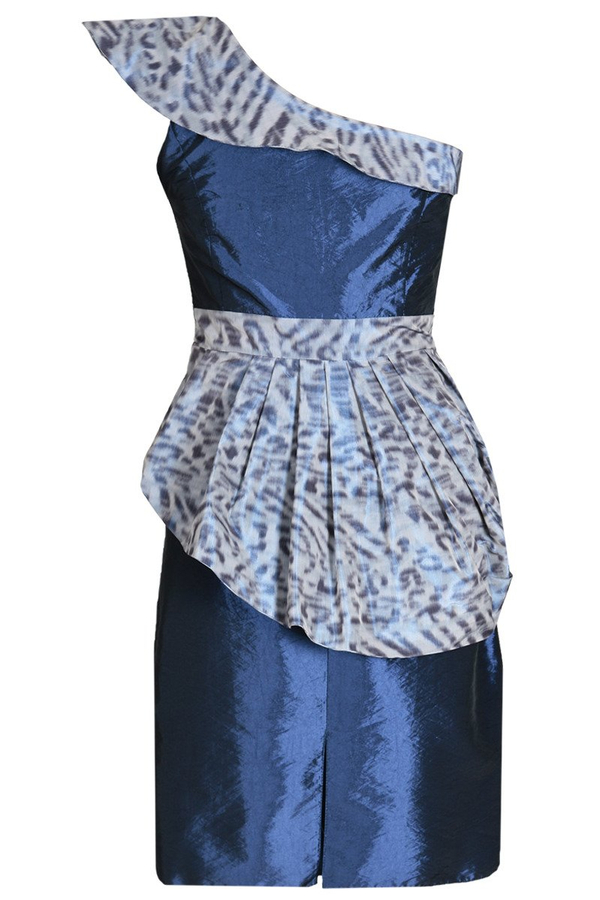 Sukienka FSU217 CHABROWY CIEMNY