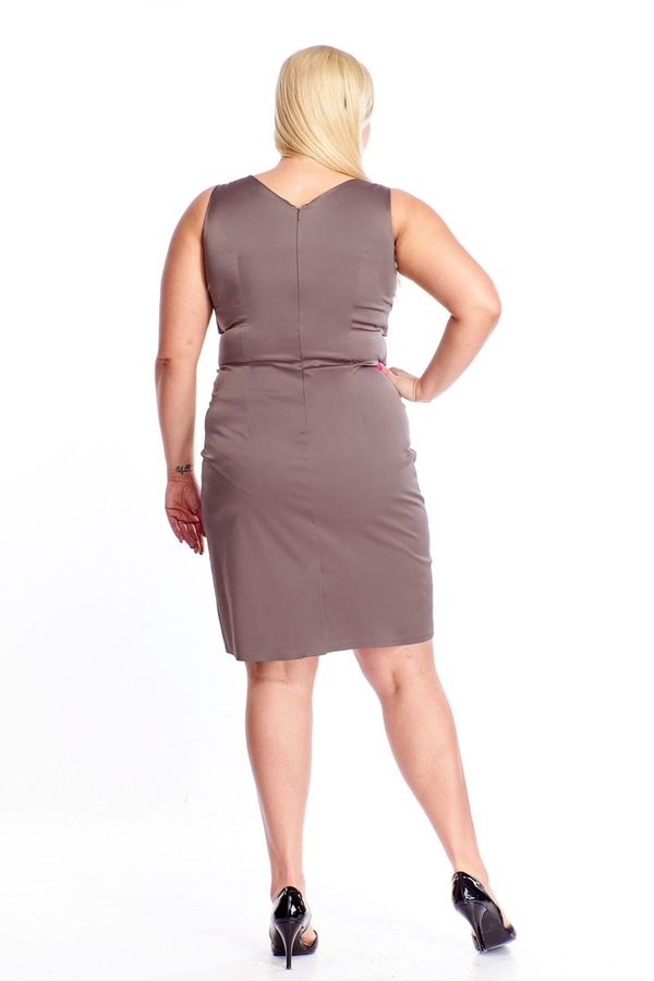 Sukienka FSU189 SZARY