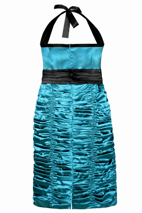 Sukienka FSU190 ZIELONY MORSKI