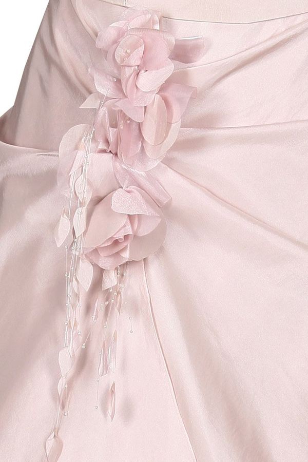 Sukienka FSU059 RÓŻ BLADY