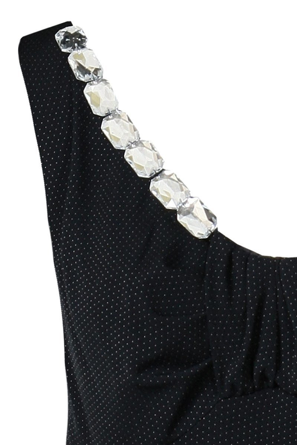 Sukienka FSU1023 GRANATOWY EKRI