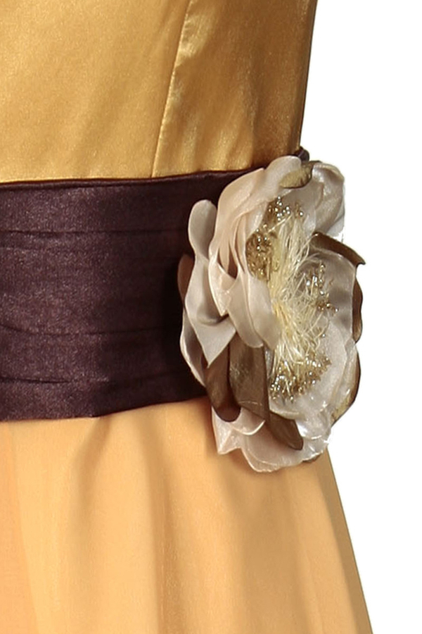 Sukienka FSU184 ZŁOTY