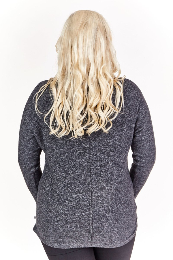 UMBERTO CONFORTI  Bluzka M5553 grafitowy