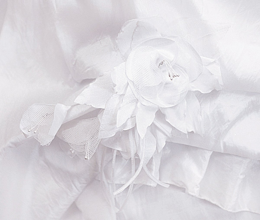 Sukienka FSU074 BIAŁY BIAŁY