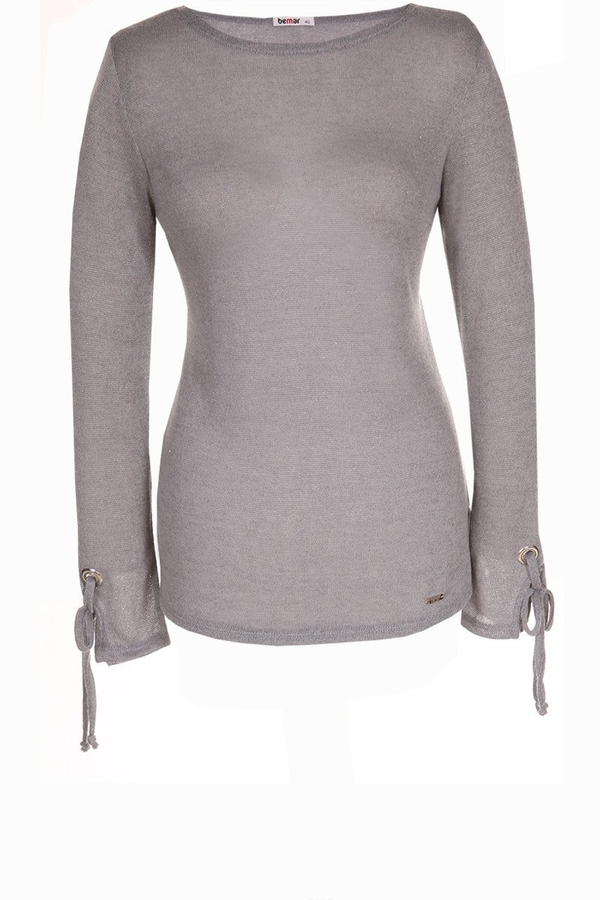 BEMAR Bluzka M9139 szary + srebrna nitka