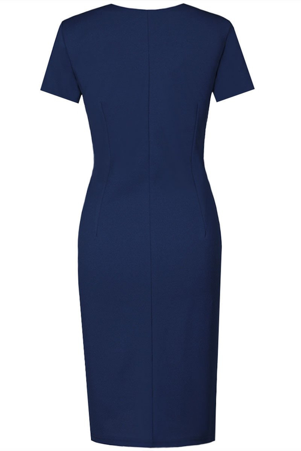 Sukienka FSU869  GRANATOWY JASNY