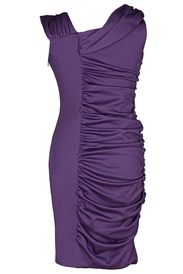 Sukienka FSU198 ŚLIWKOWY