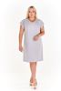 Sukienka FSU865 SZARY JASNY 