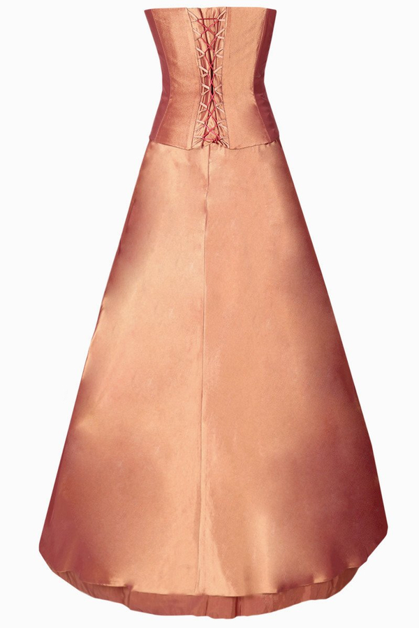 Sukienka FSU074 CEGLASTY  EKRI