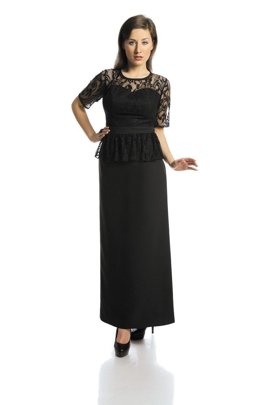 Sukienka FSU472 CZARNY