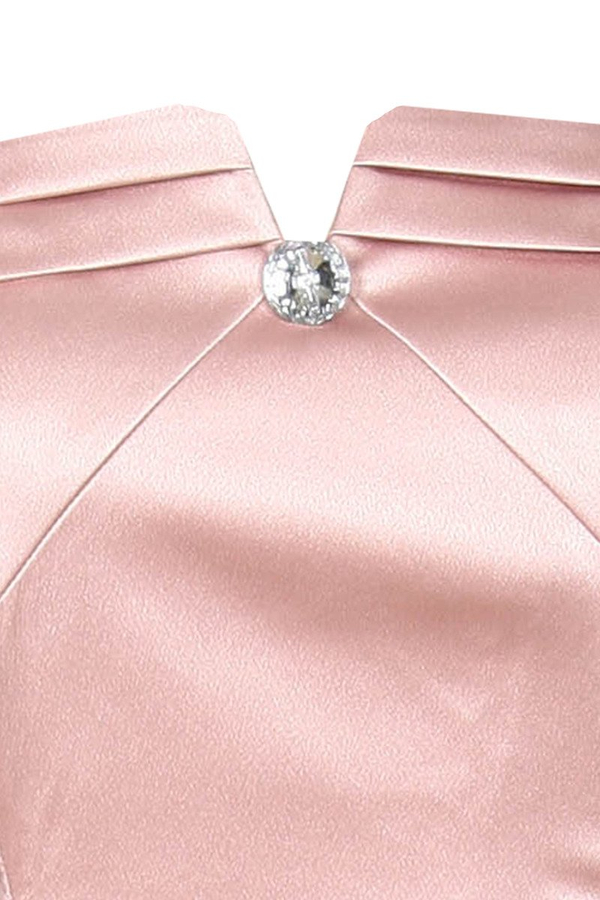 Sukienka FSU088 ŁOSOSIOWY JASNY