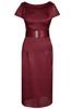 Sukienka FSU199 BURGUNDOWY