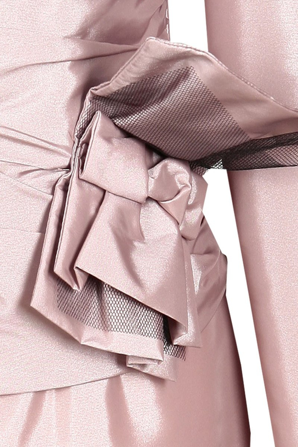 Sukienka FSU202 ŁOSOSIOWY CIEMNY