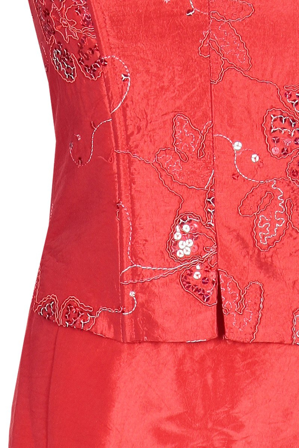 Sukienka FSU058 CZERWONY