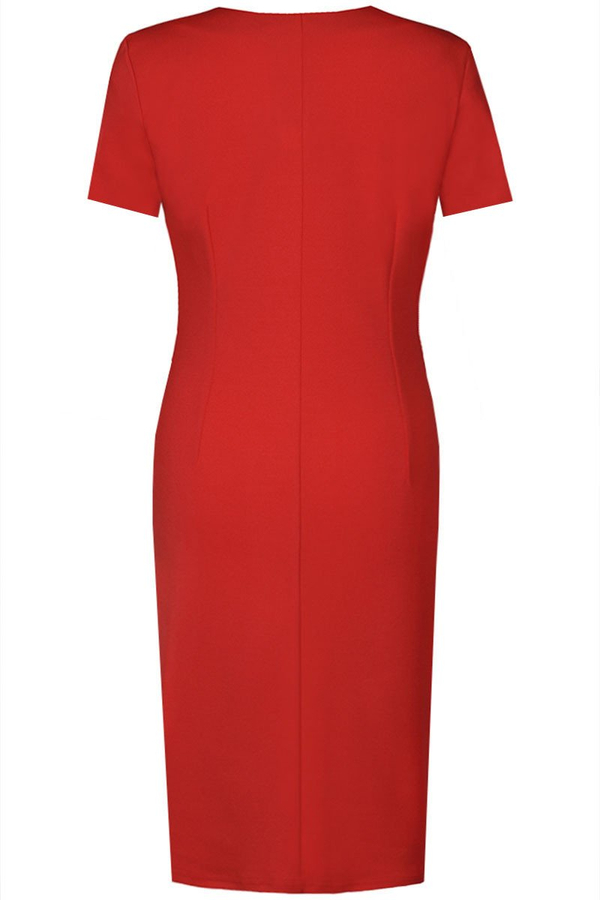 Sukienka FSU869  CZERWONY