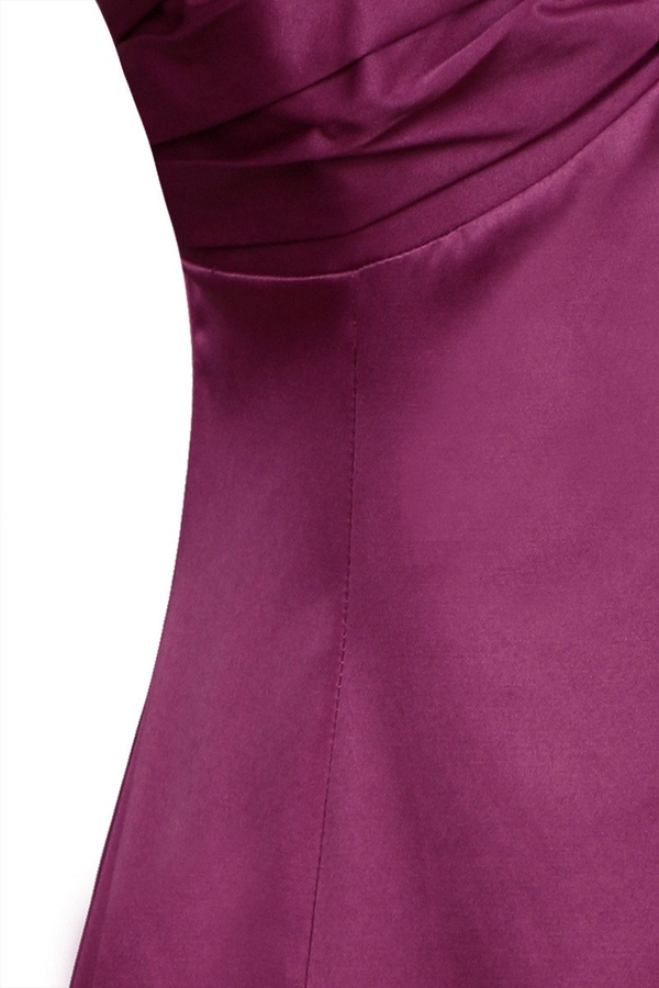 Sukienka FSU659 AMARANT ŚREDNI