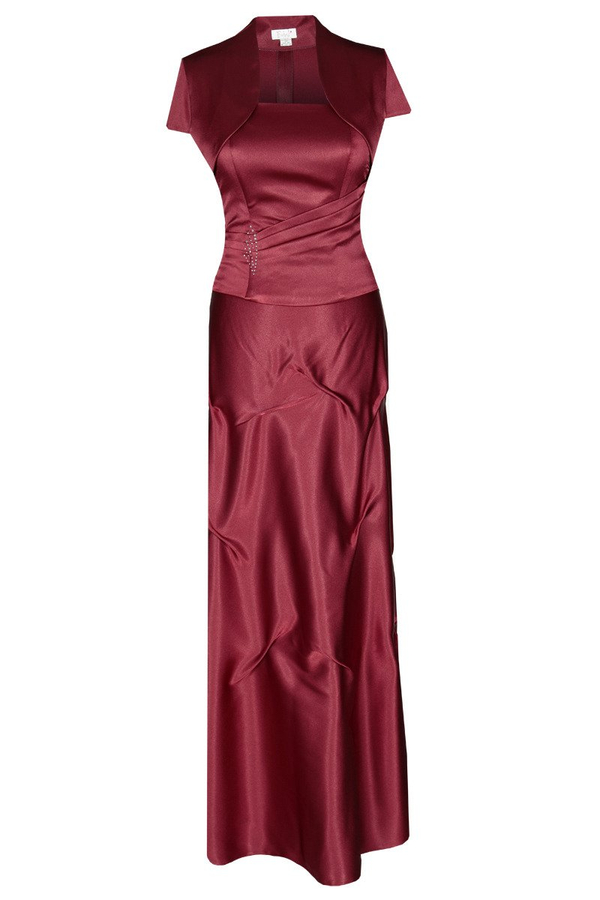 Sukienka FSU019 BORDOWY