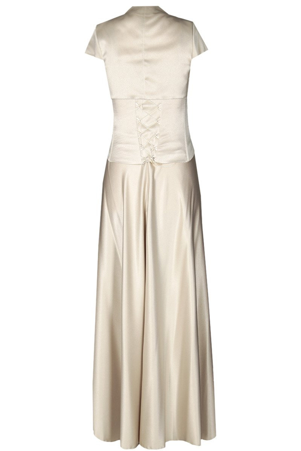 Sukienka FSU001 BEŻOWY